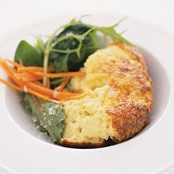 Cheese, Onion and Bread Souffle
