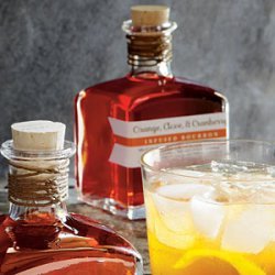 Orange-, Clove-, and Cranberry-Infused Bourbon