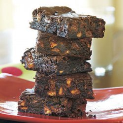 Fudgy Toffee-Crunch Brownies