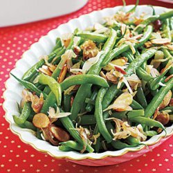 Green Beans with Shallots and Almonds