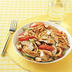 Asian Sesame Noodles with Chicken
