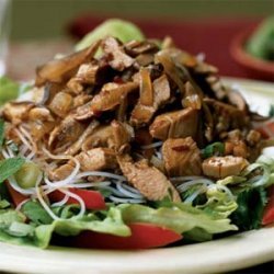 Shredded Five-Spice Turkey with Herb and Noodle Salad