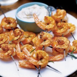 Grilled Shrimp with Tarator Sauce