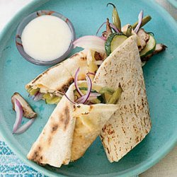 Chicken Shawarma with Green Beans and Zucchini