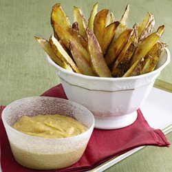 Oven Fries with Garlic Aioli
