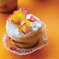 Strawberry-Rose Cupcakes
