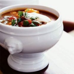Mexican Beef and Hominy Soup