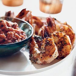 Ginger-Garlic Shrimp with Tangy Tomato Sauce