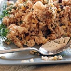 Rice Pilaf with Currants and Pine Nuts