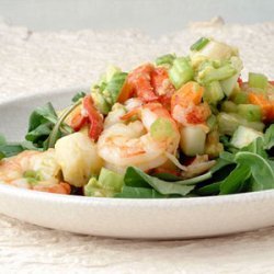 Seafood Avocado Salad with Ginger
