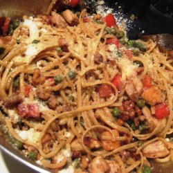 Linguine with Chicken and Walnut Sauce