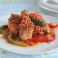 Chicken with Peppers and Tomatoes