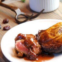 Duck with Port-Cherry Sauce