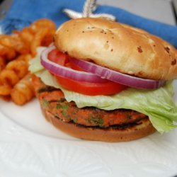 Salmon Burgers with Hoisin and Ginger