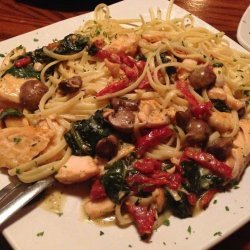 Linguine with Salmon and Mushrooms
