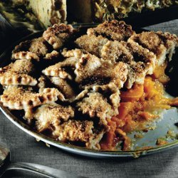 Top-Crust Peach and Cardamom Pie