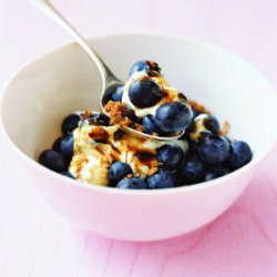 Blueberries with Brown Sugar Cream
