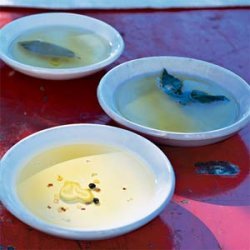 Three-Pepper Dipping Oil