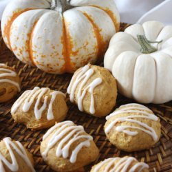 Glazed Pumpkin Cookies