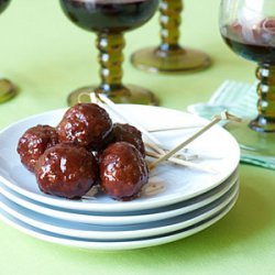 Chipotle-Barbecue Meatballs