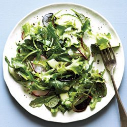 Green Salad with Simple Vinaigrette