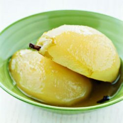 Poached Ginger Pears