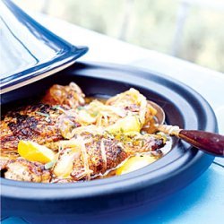 Chicken Tagine with Onions, Honey, and Mint