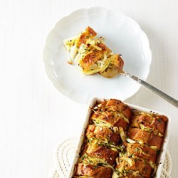 Buttery Crab Bread Pudding