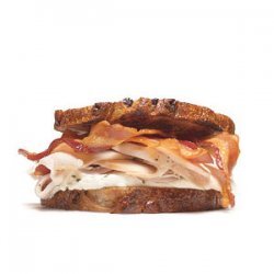 Turkey Sandwich With Cream Cheese and Bacon