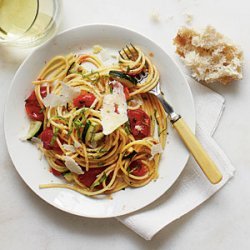 Burst Tomato and Herb Spaghetti