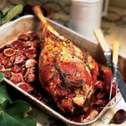 Leg of Lamb with Figs and Lemons