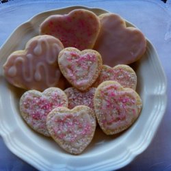 Low Fat Valentine Cookies