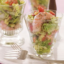 Sweet and Spicy Shrimp and Avocado Salad with Mango Vinaigrette