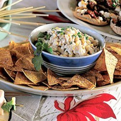 Cosmic Crab Salad with Corn Chips