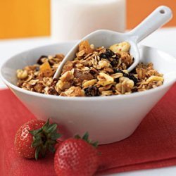 Three-Grain Breakfast Cereal with Walnuts and Dried Fruit