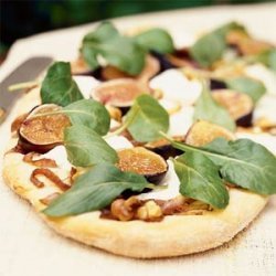 Fig and Ricotta Cheese Flatbread