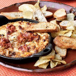 Hot Caramelized Onion Dip with Bacon and Gruyère