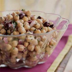 Chickpea Salad with Provençal Herbs and Olives