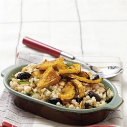 Israeli Couscous with Moroccan-Roasted Butternut Squash