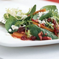 Frisee, Baby Spinach, and Golden Beet Salad