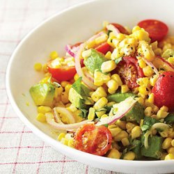 Mexican-style Corn and Avocado Salad