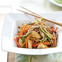 Soba Noodles with Chicken and Vegetables