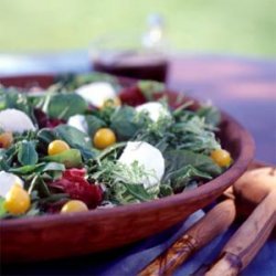 Greens with Maple-Balsamic Dressing