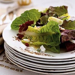 Mixed Green Salad with Orange, Cranberry, Chèvre, and Maple-Sherry Vinaigrette