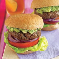 Bison Sliders with Guacamole