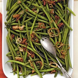 Green Beans with Caramelized Shallots