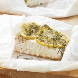 Meyer Lemon and Dill Fish Parcels
