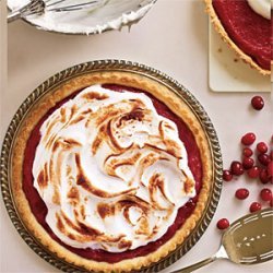 Meringue-Topped Cranberry Curd Tart