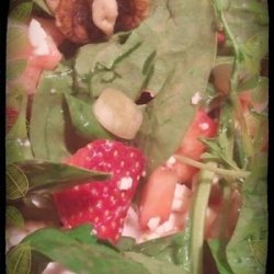 Strawberry Maple Spinach Salad