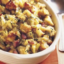 Apple, Celery, and Smoked Ham Stuffing